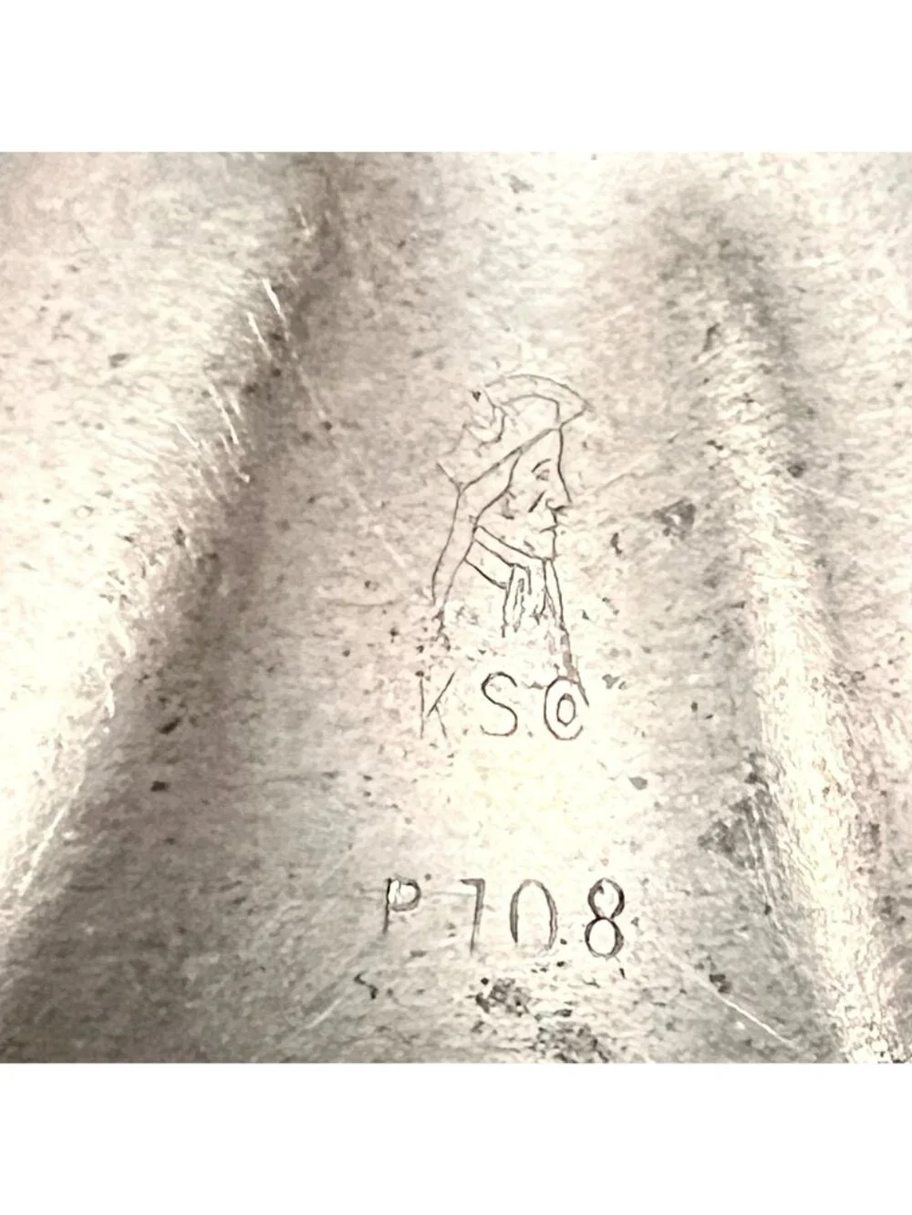 Vtg KSO Kayserzinn Pewter Art Nouveau Jugendstil Vase Women Figures P108 8.5 in